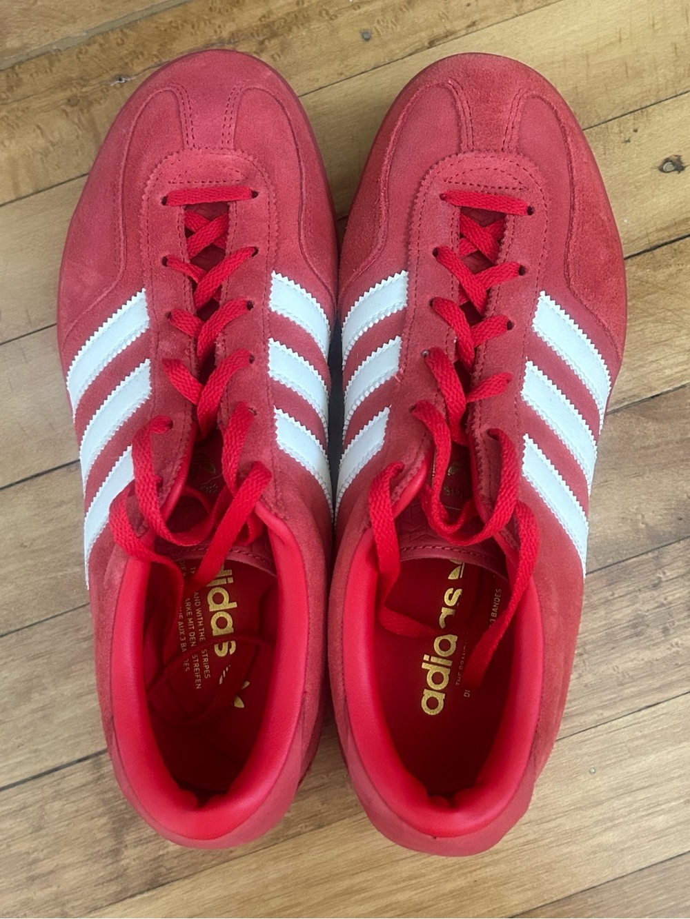 adidas Gazelle Stack Platform Sneaker - Red/White - Picture 2 of 8